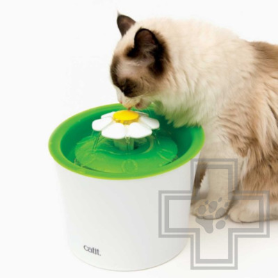 Triol Поилка-фонтан для кошек "Цветок" Senses 2.0