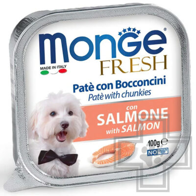 Monge Dog Fresh Консервы для взрослых собак всех пород, с лососем