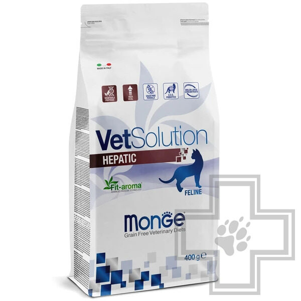 Monge VetSolution Cat Hepatic Корм-диета для для взрослых кошек при заболеваниях печени