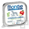 Monge Dog Natural Monoprotein Fruits Пресервы для взрослых собак, с кроликом и яблоком