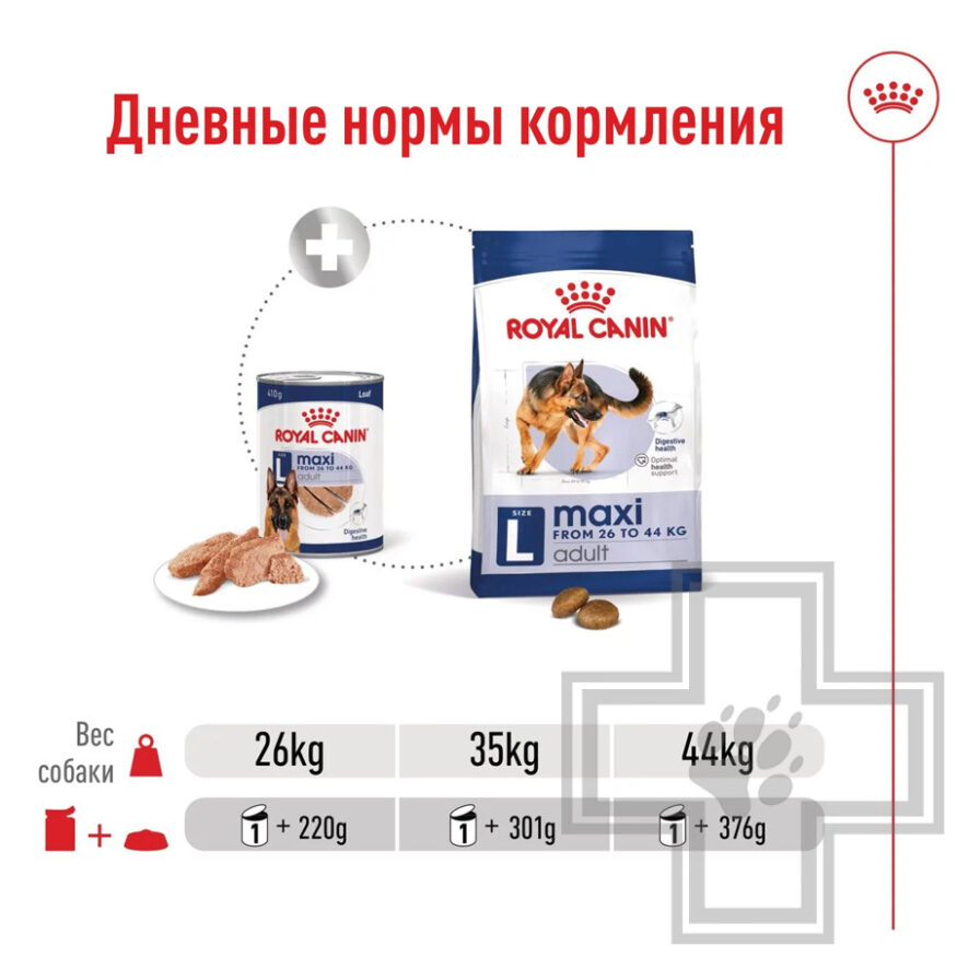 Royal Canin Maxi Adult Консервы для взрослых собак крупных пород Royal Canin Maxi Adult Консервы для взрослых собак крупных пород
