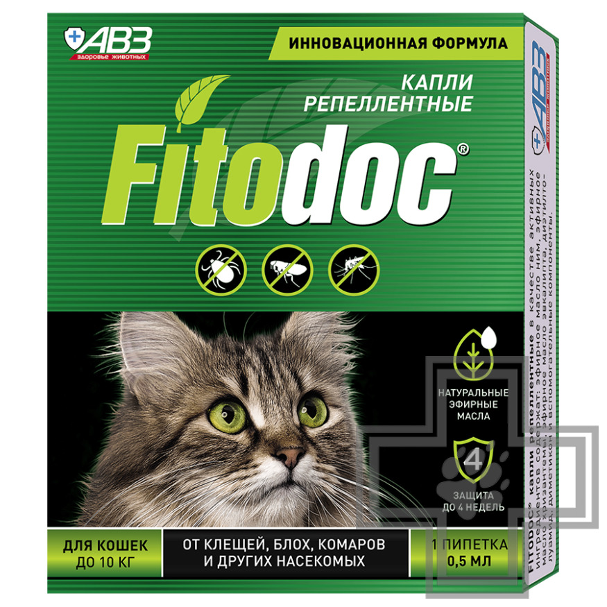 FITODOC Капли репелентные для кошек