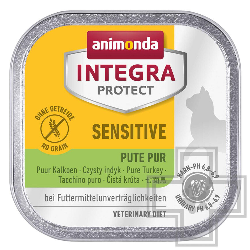 INTEGRA Protect Adult Sensitive Консервы-диета для кошек при аллергии, с индейкой