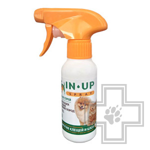 IN-UP (ИН-АП) Спрей для защиты от блох, вшей, клещей и обработки мест обитания кошек и мелких собак