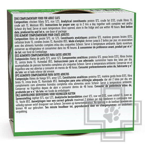 Schesir Консервы для взрослых кошек, с курицей в собственном соку Schesir Консервы для взрослых кошек, с курицей в собственном соку