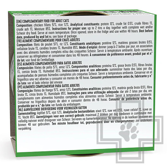 Schesir Консервы для взрослых кошек, с курицей в собственном соку