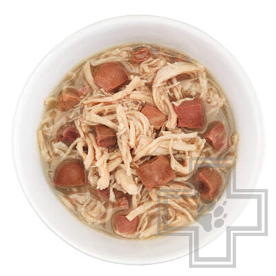 Schesir After Dark Консервы для взрослых кошек, с курицей в бульоне