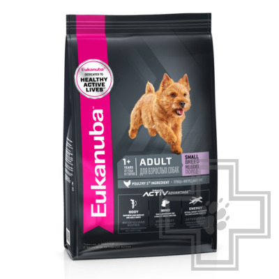 Eukanuba Adult Small Breed Корм для взрослых собак мелких пород, с птицей
