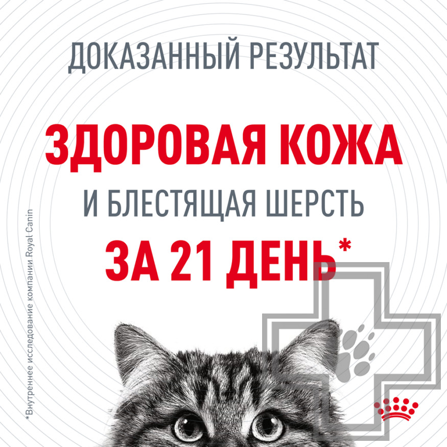 Royal Canin Hair & Skin Care Пресервы для взрослых кошек для поддержания кожи и шерсти, в соусе