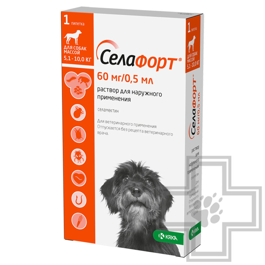 Селафорт Капли на холку противопаразитарные для собак (цена за 1 пипетку) Селафорт Капли на холку противопаразитарные для собак (цена за 1 пипетку)