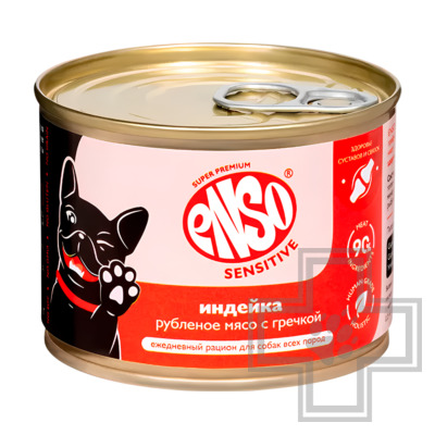 ENSO SENSITIVE Консервы для собак для поддержания здоровья суставов и связок, с индейкой и гречкой