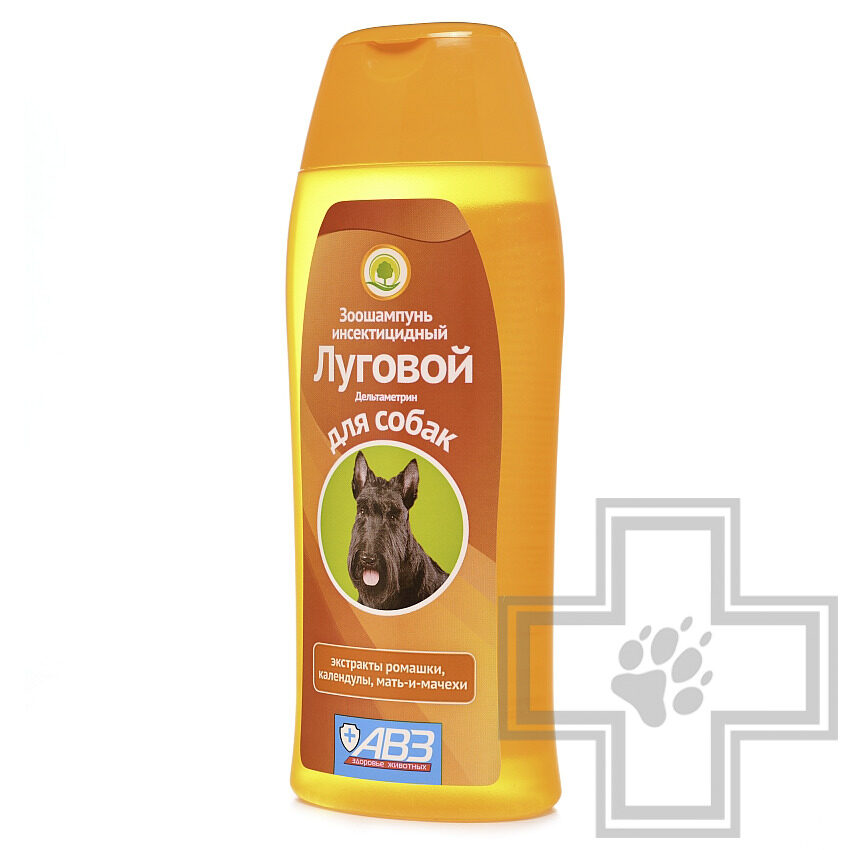 Зоошампунь Луговой для собак от блох и клещей Зоошампунь Луговой для собак от блох и клещей