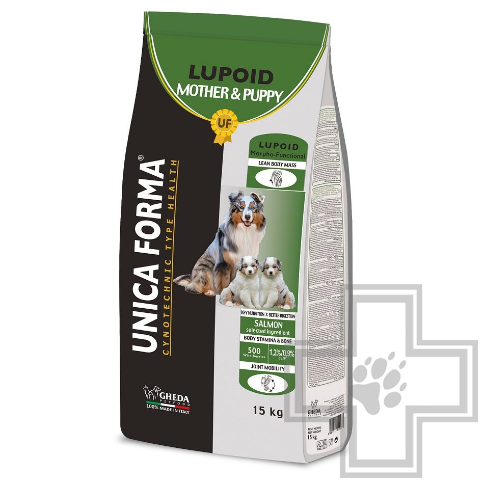 Unica Forma Lupoid Mother & Puppy Корм для беременных собак и щенков, с лососем