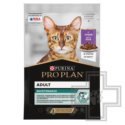 Pro Plan Maintenance Adult Пресервы для взрослых кошек, утка в соусе