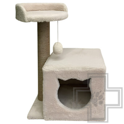 Q-zoo Домик с когтеточкой Нео, джут