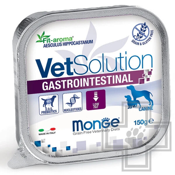Monge VetSolution Dog Gastrointestinal Консервы-диета для собак при заболеваниях ЖКТ Monge VetSolution Dog Gastrointestinal Консервы-диета для собак при заболеваниях ЖКТ