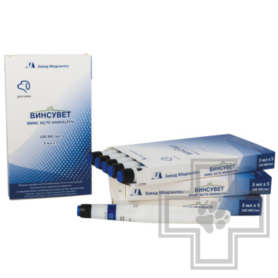 ВИНСУВЕТ микс 30/70 ANIMALPEN Препарат для лечения сахарного диабета у собак
