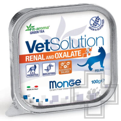 Monge VetSolution Renal Oxalate Консервы-диета для кошек при хронической почечной недостаточности