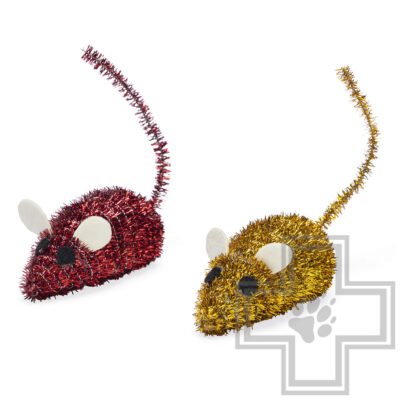 Beeztees Игрушки "Рождественские мышки» для кошек, 2 шт.