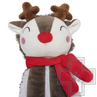 Beeztees Игрушка плюшевая "Рождественский олень" для собак