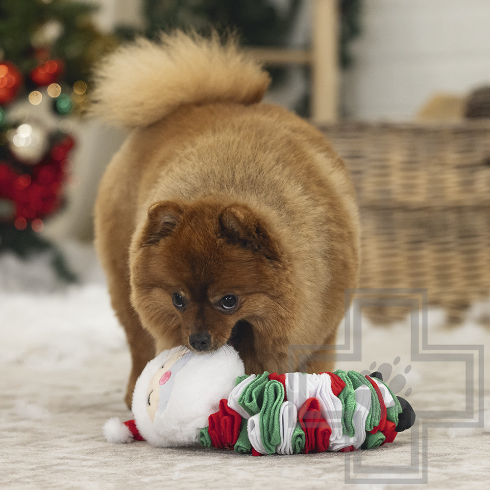 Beeztees Игрушка плюшевая "Санта Клаус" для собак