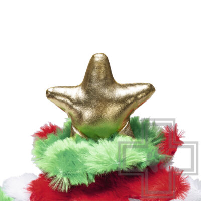 Beeztees Игрушка плюшевая "Рождественская елка с канатом" для собак