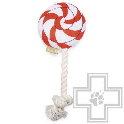 Beeztees Игрушка плюшевая "Рождественский леденец" для собак