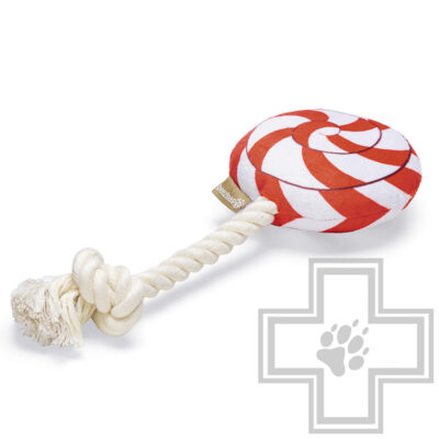 Beeztees Игрушка плюшевая "Рождественский леденец" для собак