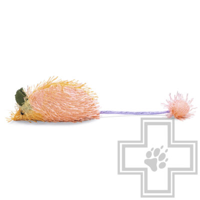 Beeztees Игрушка "Разноцветная длинношерстная мышь" для кошек