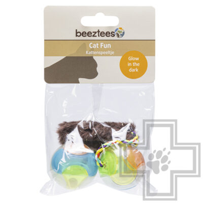 Beeztees Игрушка "Пластиковый светящийся шар" для кошек