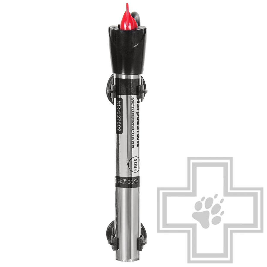 Naribo Нагреватель с терморегулятором для аквариума, металлический