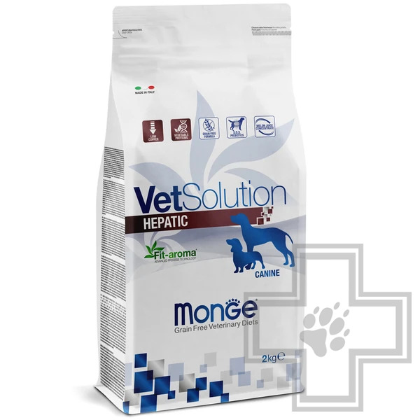 Monge VetSolution Dog Hepatic Корм-диета для собак при заболевании печени