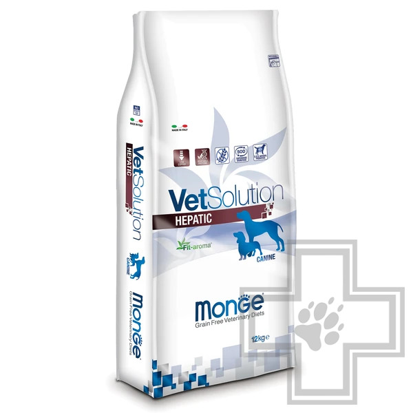 Monge VetSolution Dog Hepatic Корм-диета для собак при заболевании печени