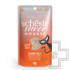 Schesir Silver Mousse Пресервы для кошек старше 6 лет, мусс с курицей, лососем и тыквой