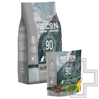 Necon Natural Wellness Cat Sterilized Корм для взрослых стерилизованных кошек , с индейкой и рисом