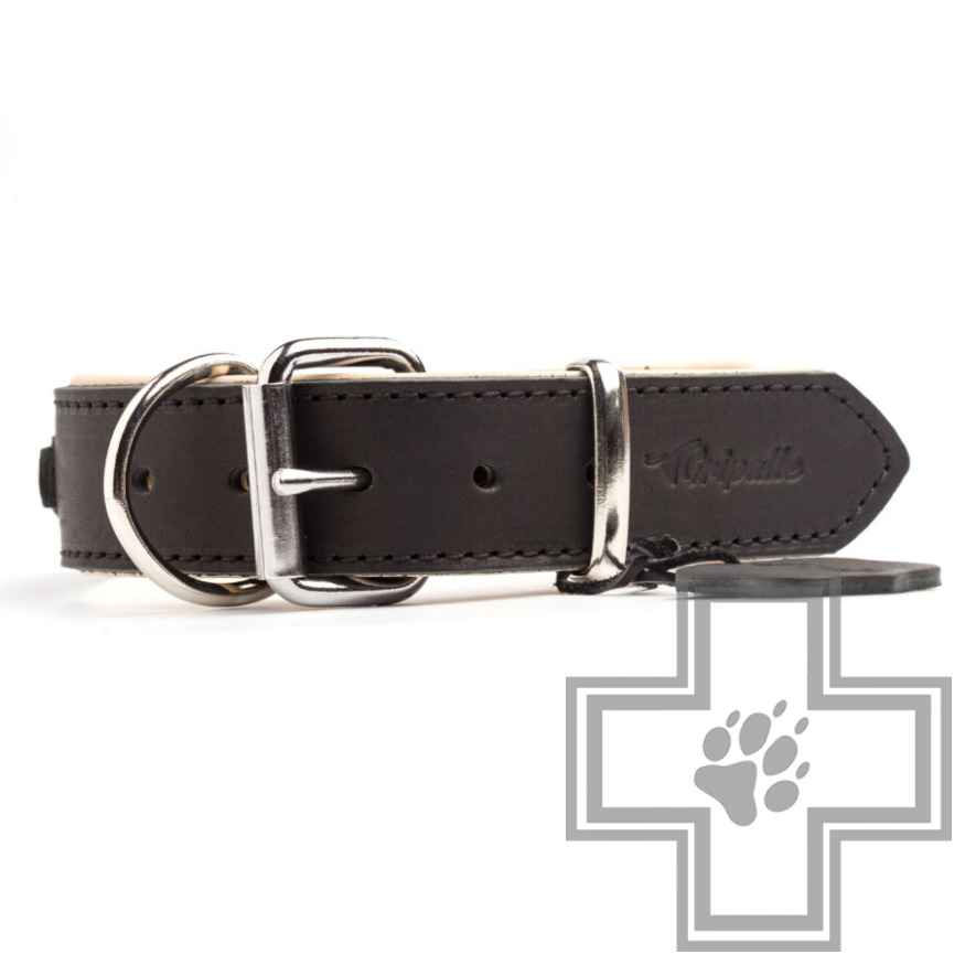 Gripalle Кожаный ошейник "Гордон S" для собак, 35 мм Gripalle Кожаный ошейник "Гордон S" для собак, 35 мм