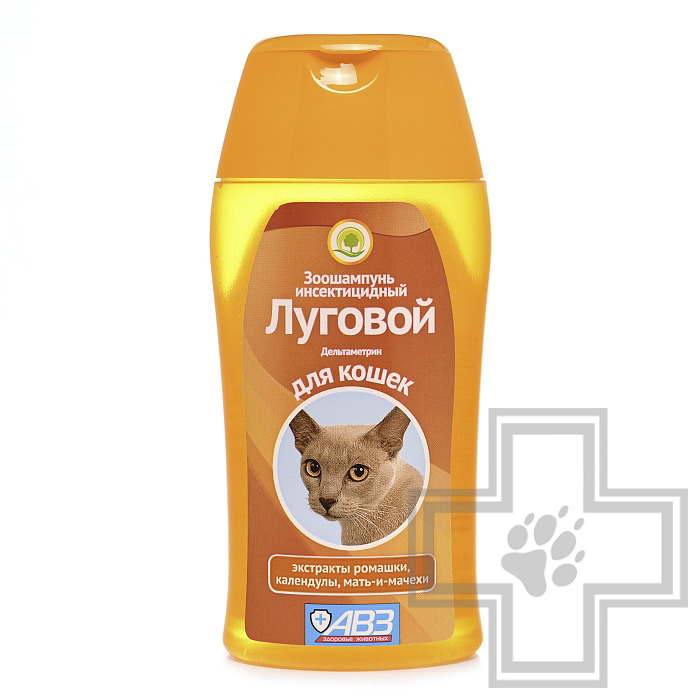 Шампунь "Луговой" от блох и клещей для кошек