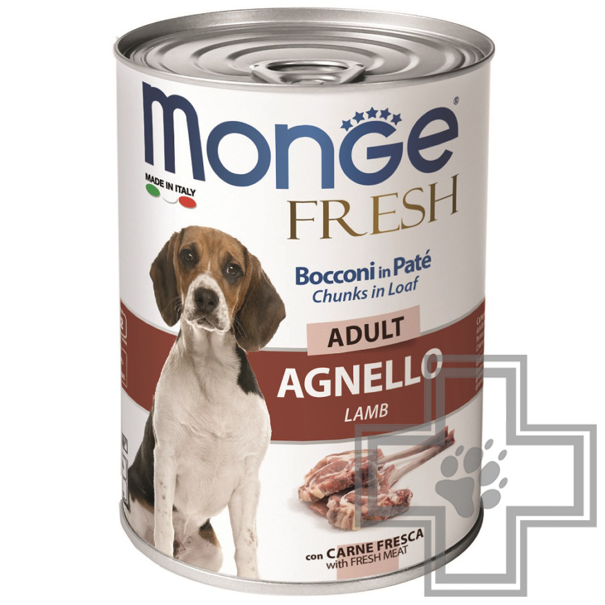 Monge Fresh Adult Консервы для взрослых собак всех пород, с ягненком