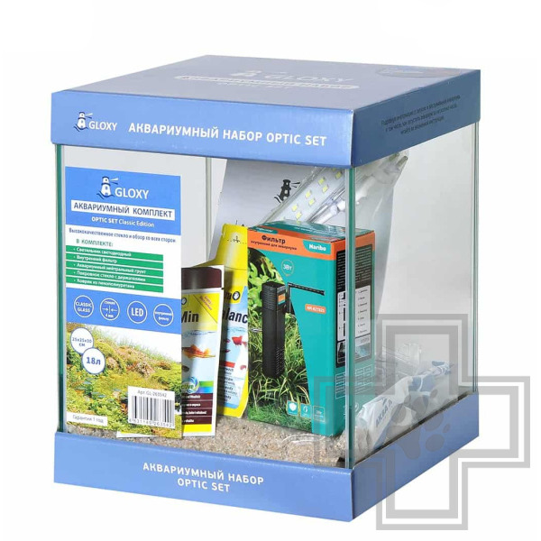 GLOXY Optic Set Classic Edition Аквариум с оборудованием