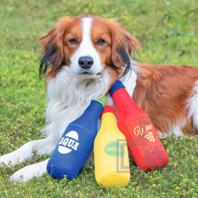 Beeztees Игрушка сетчатая "Бутылка" для собак, в ассортименте (цена за 1 игрушку)