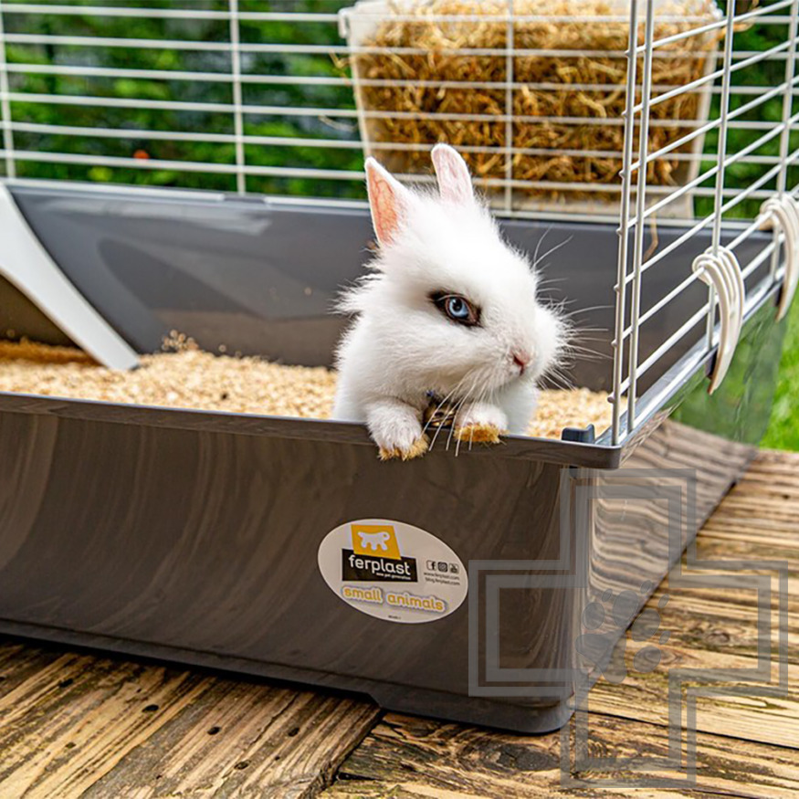 Ferplast Клетка RABBIT 100 NEW для кроликов, с аксессуарами