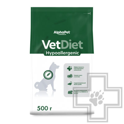 AlphaPet Vet Diet Hypoallergenic Корм-диета для взрослых собак при пищевой аллергии