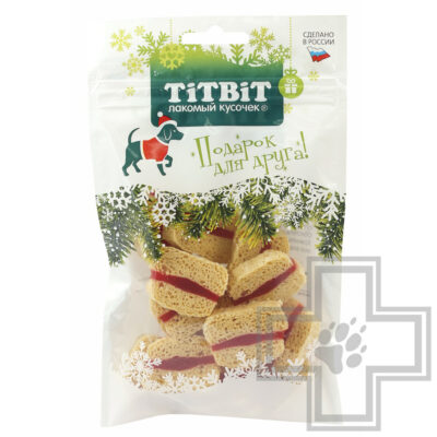 TiTBiT Сэндвич с говядиной для собак (Новогодняя коллекция)