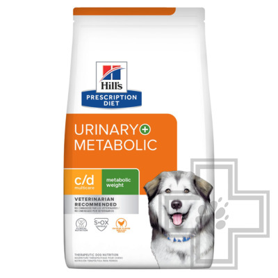 Hill's PD c/d Multicare Urinary+Metabolic Корм-диета для собак при заболеваниях мочевыводящих путей