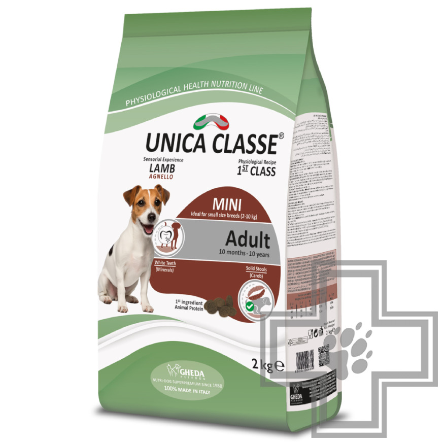 Unica Classe Adult Mini Equilibrium Корм для собак мелких пород, с ягненком