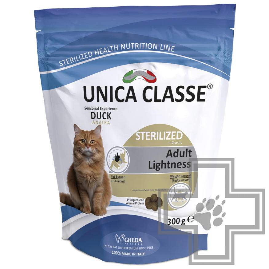 Unica Classе STERILIZED Adult Lightness Корм для взрослых стерилизованных кошек, с уткой