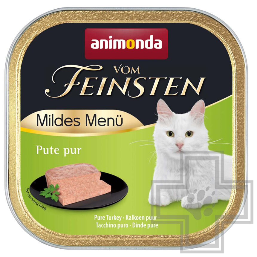 Vom Feinsten Консервы для взрослых кошек, паштет с индейкой