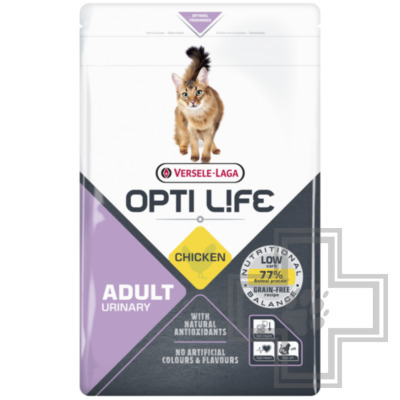 Opti Life Cat Urinary Корм для взрослых кошек для профилактики МКБ, с курицей