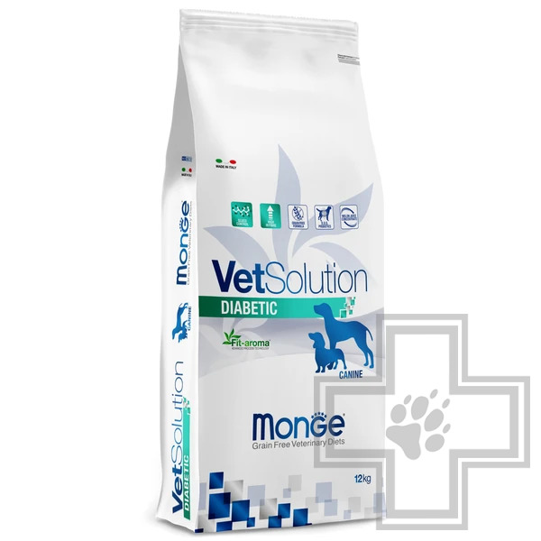 Monge VetSolution Diabetic Корм-диета для собак с избыточным весом и сахарным диабетом