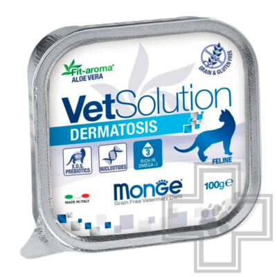 Monge VetSolution Dermatosis Консервы-диета для кошек с заболеваниями кожи